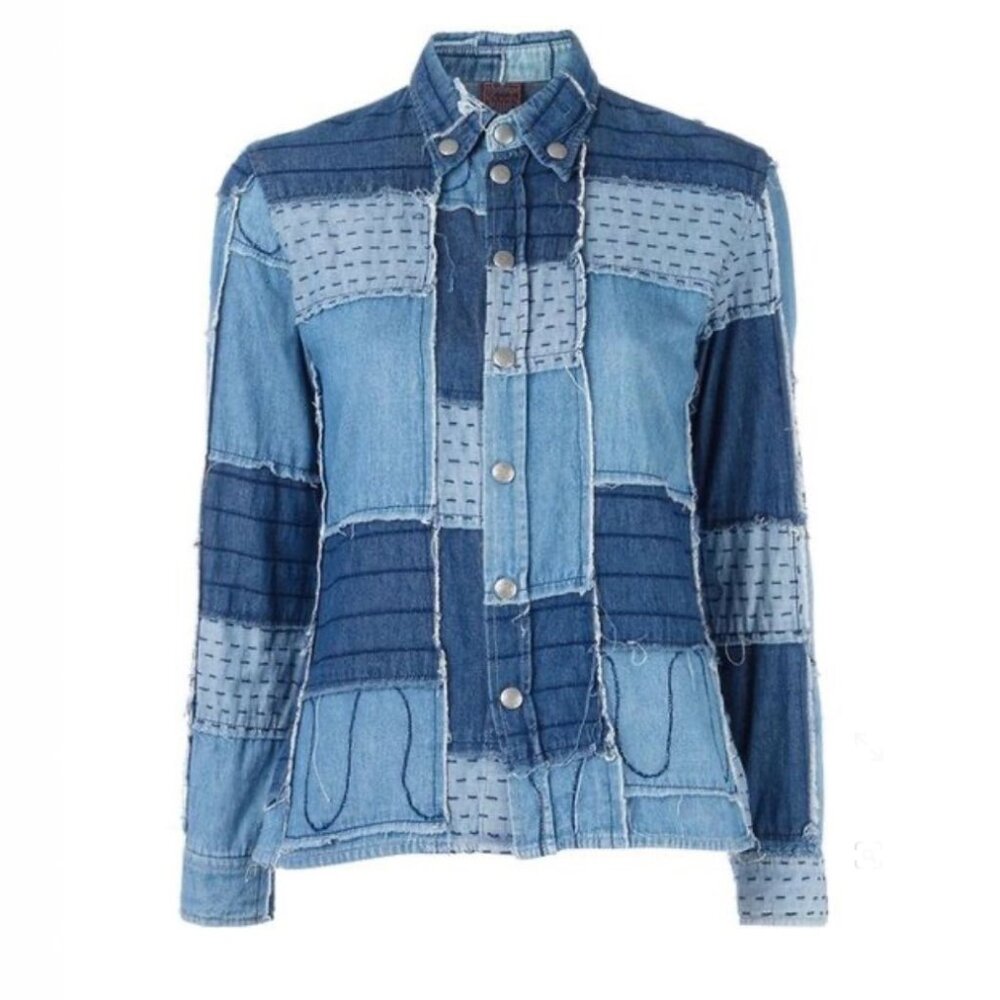 Vintage Jean Paul Gaultier 90's denim shirt_ Size 40